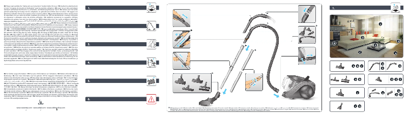 Page 1 de la notice Manuel utilisateur OBH Nordica Compact Power X