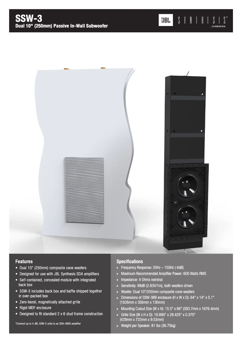 Image de la première page du manuel de l'appareil SSW-3