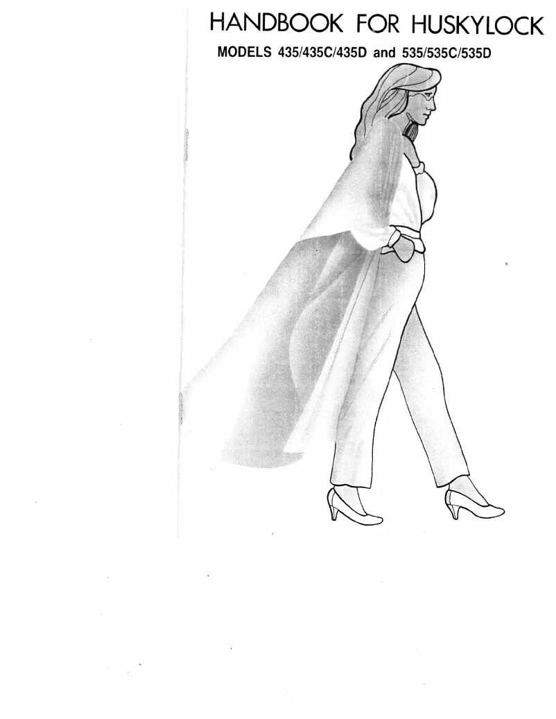 Page n°1 - Manuel utilisateur Husqvarna Huskylock 435C