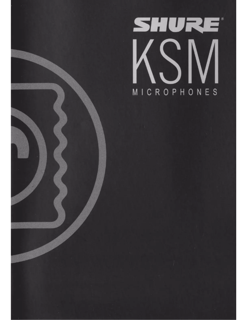 Page 1 de la notice Manuel utilisateur Shure KSM8 DualDyne