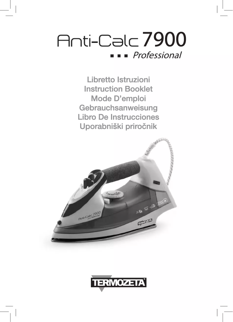 Page n°1 - Manuel utilisateur Termozeta Anti-Calc 7900