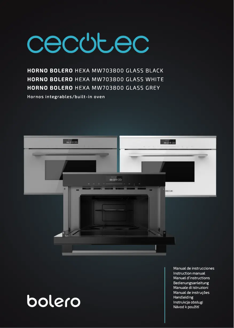 Image de la première page du manuel de l'appareil Bolero Hexa MW703800