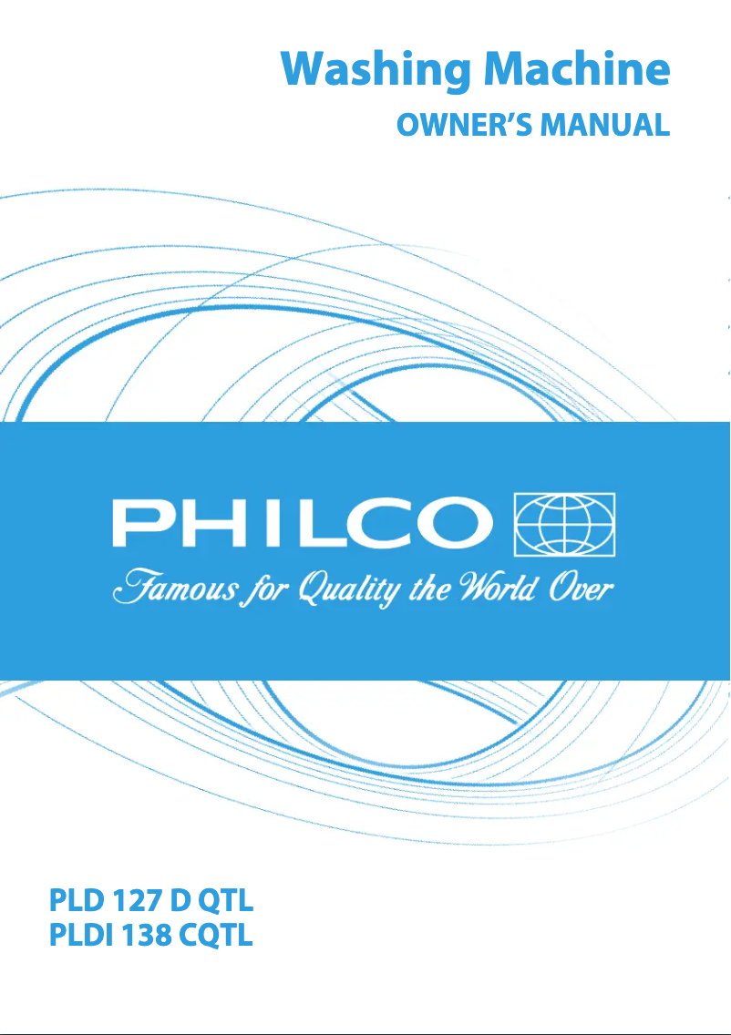 Page 1 de la notice Manuel utilisateur Philco PLDI 138 CQTL