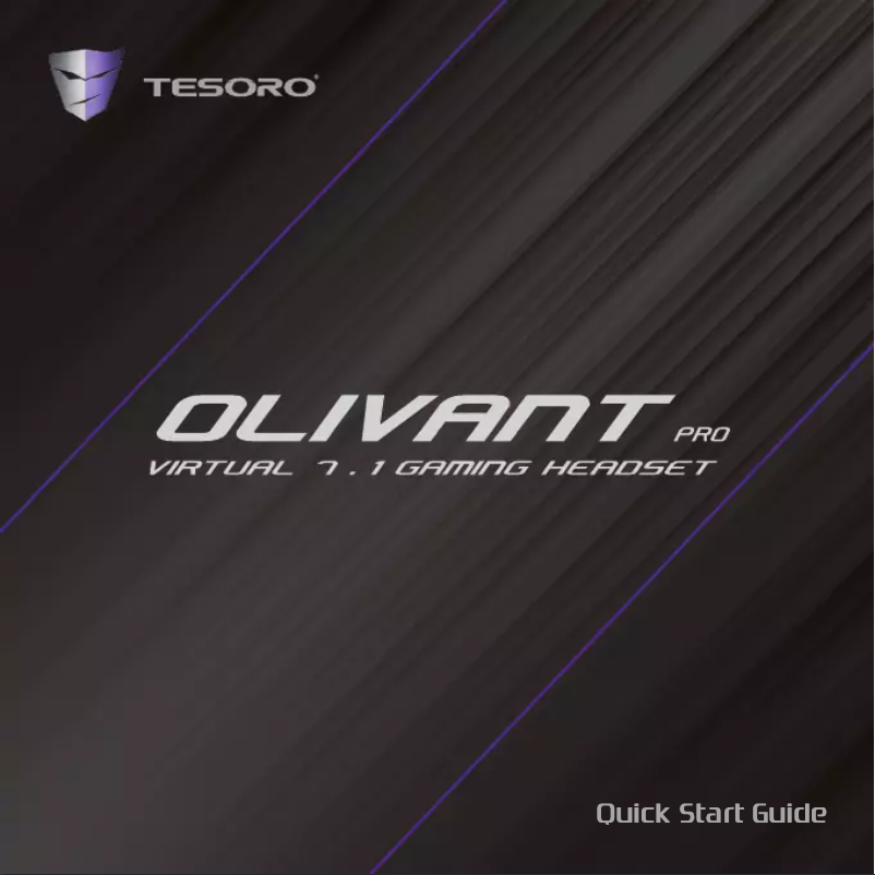 Página 1 del manual Manual de usuario Tesoro Olivant PRO