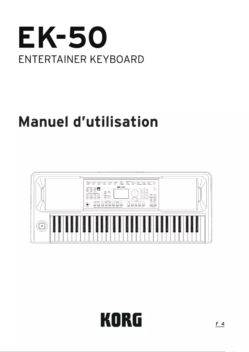 Image de la première page du manuel de l'appareil EK-50 Limitless