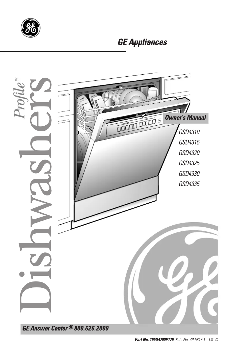 First page image of the manual for GSD4320