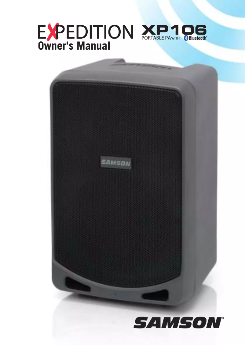Página 1 del manual Manual de usuario Samson XP106