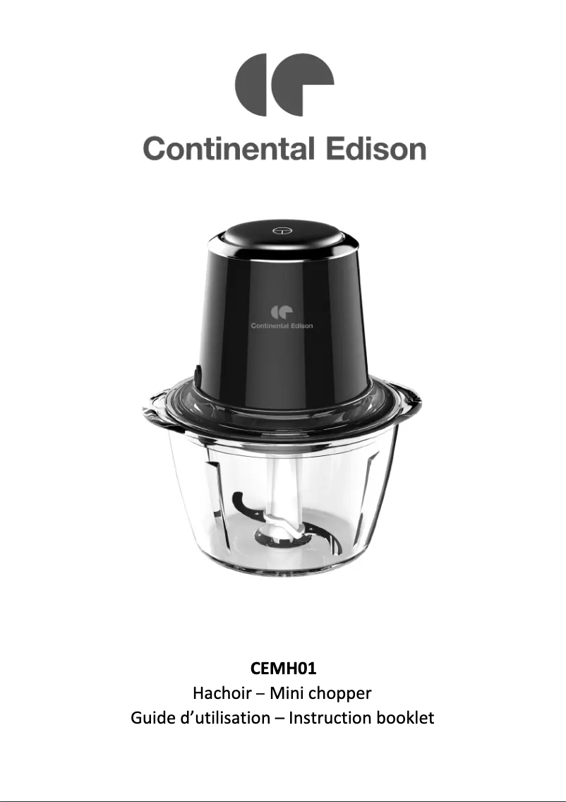 Image de la première page du manuel de l'appareil CEMH01