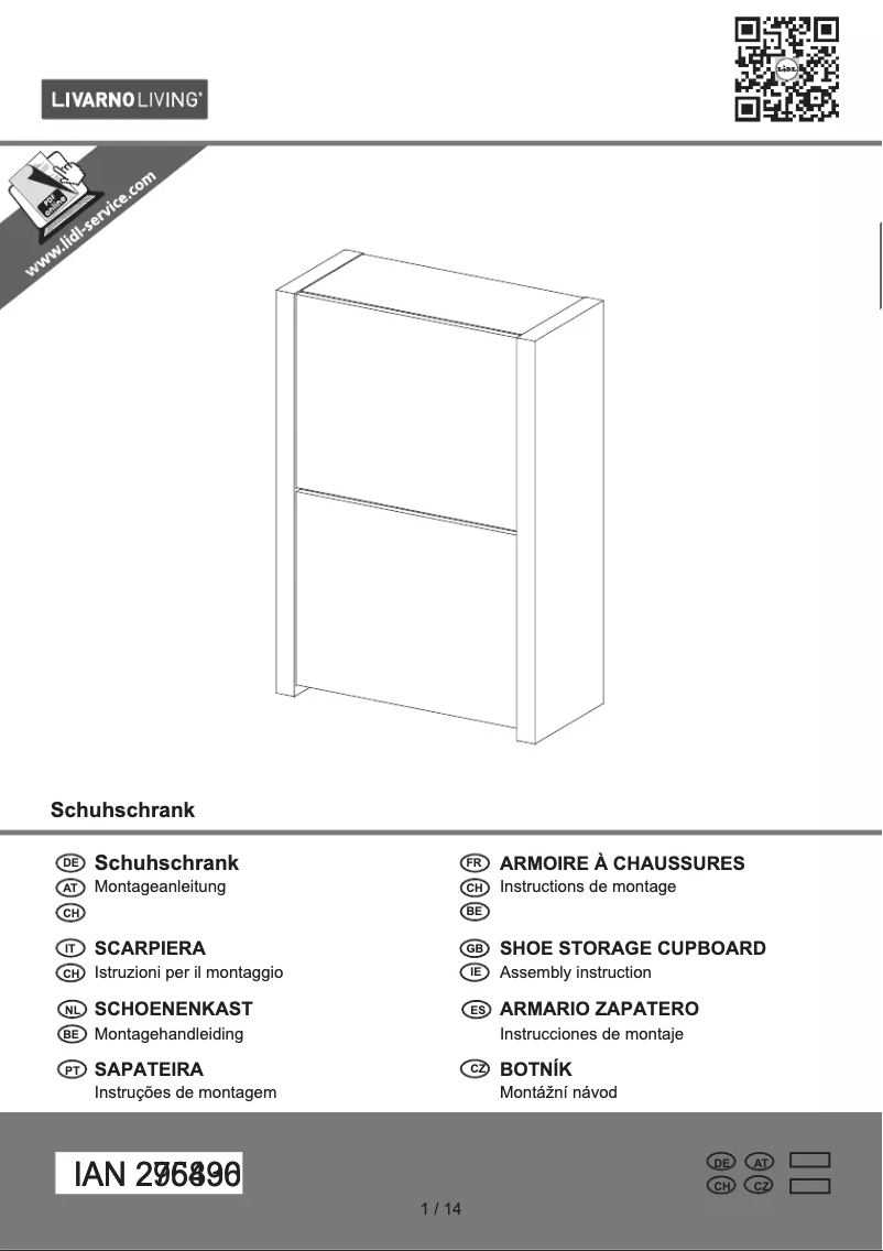 Image de la première page du manuel de l'appareil IAN 296896