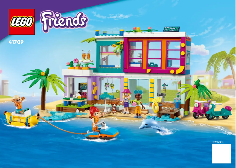 Page n°1 - Consignes visuelles Lego Friends 41709