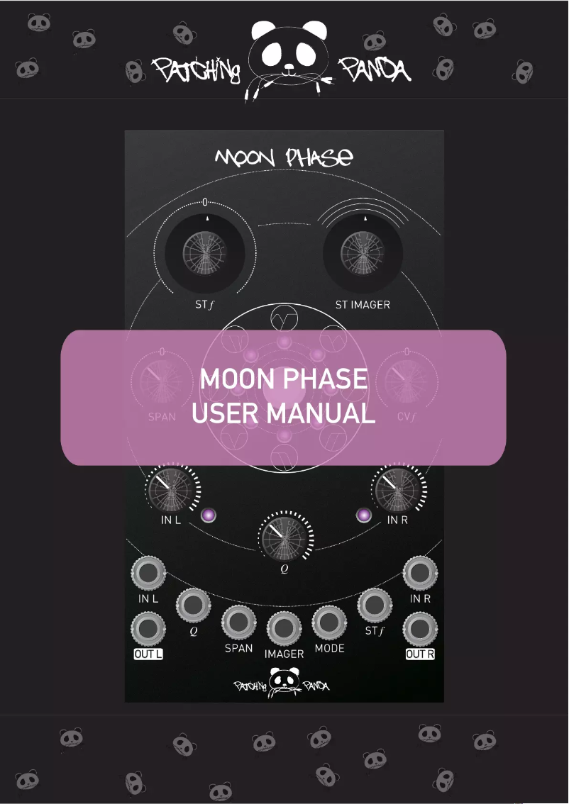 First page image of the manual for Moon Phase