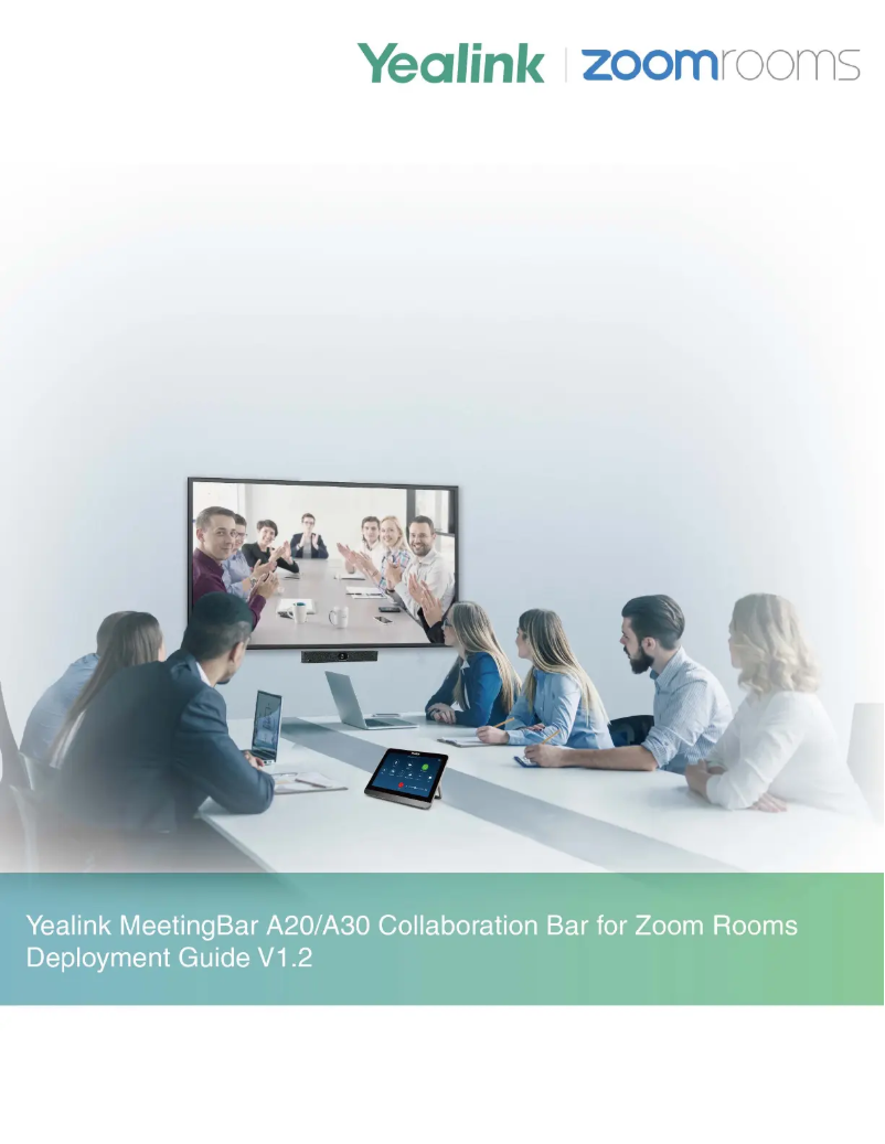 Page 1 de la notice Manuel utilisateur Yealink MeetingBar A30