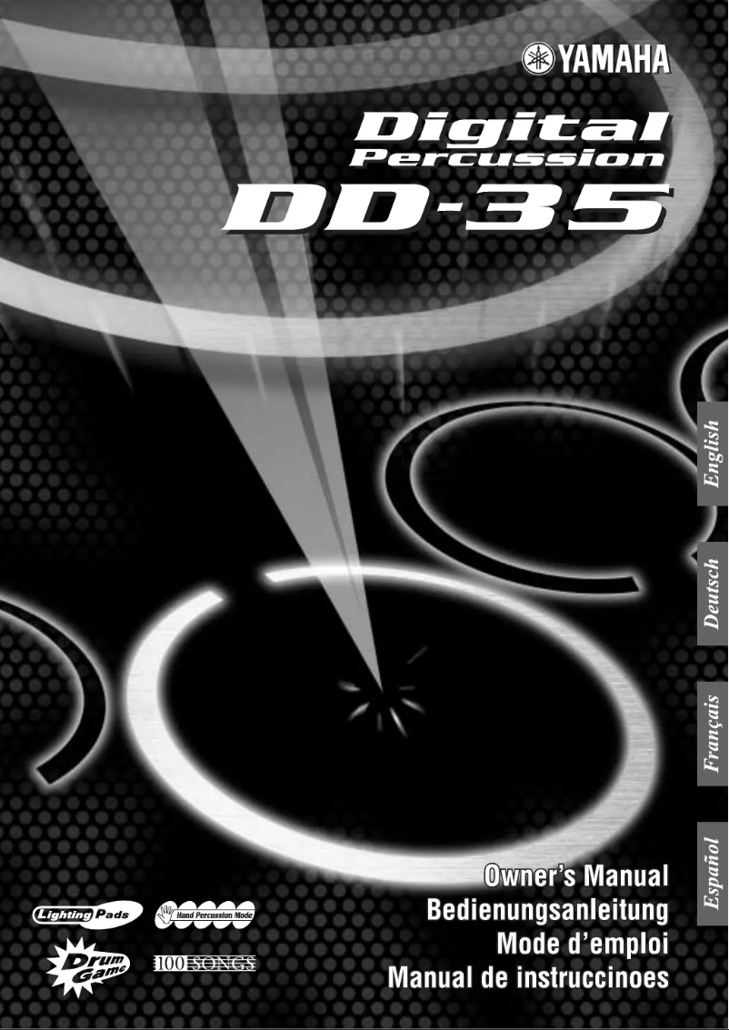 Image de la première page du manuel de l'appareil DD-35