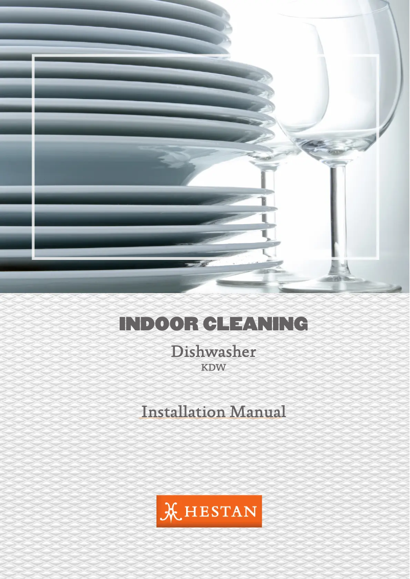 Page n°1 - Guide d'installation Hestan KDW24-OV