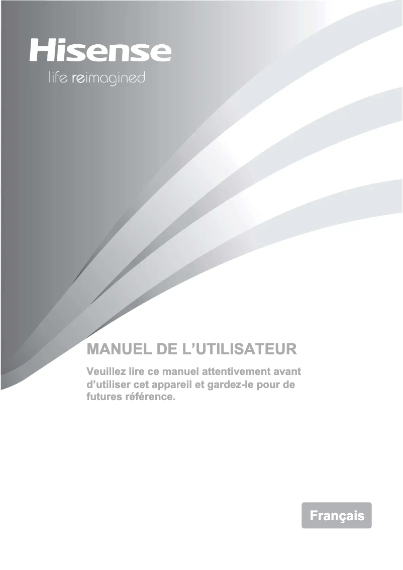 Page 1 de la notice Manuel utilisateur Hisense FCN285W20C