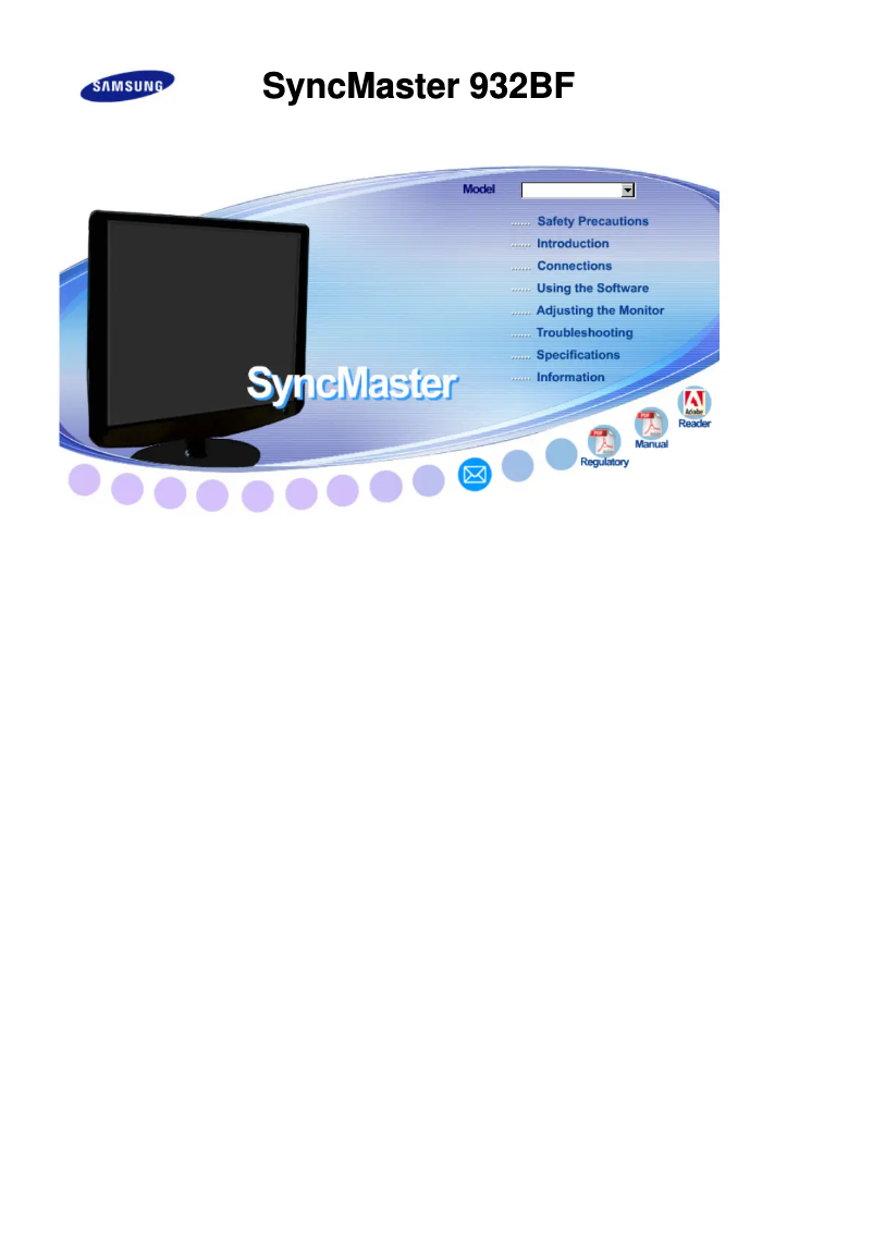 Page n°1 - Manuel utilisateur Samsung 932BF