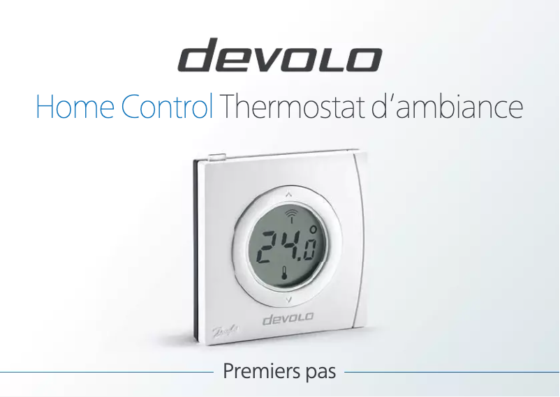 Page 1 of the manual User Manual Devolo Home Control Thermostat
