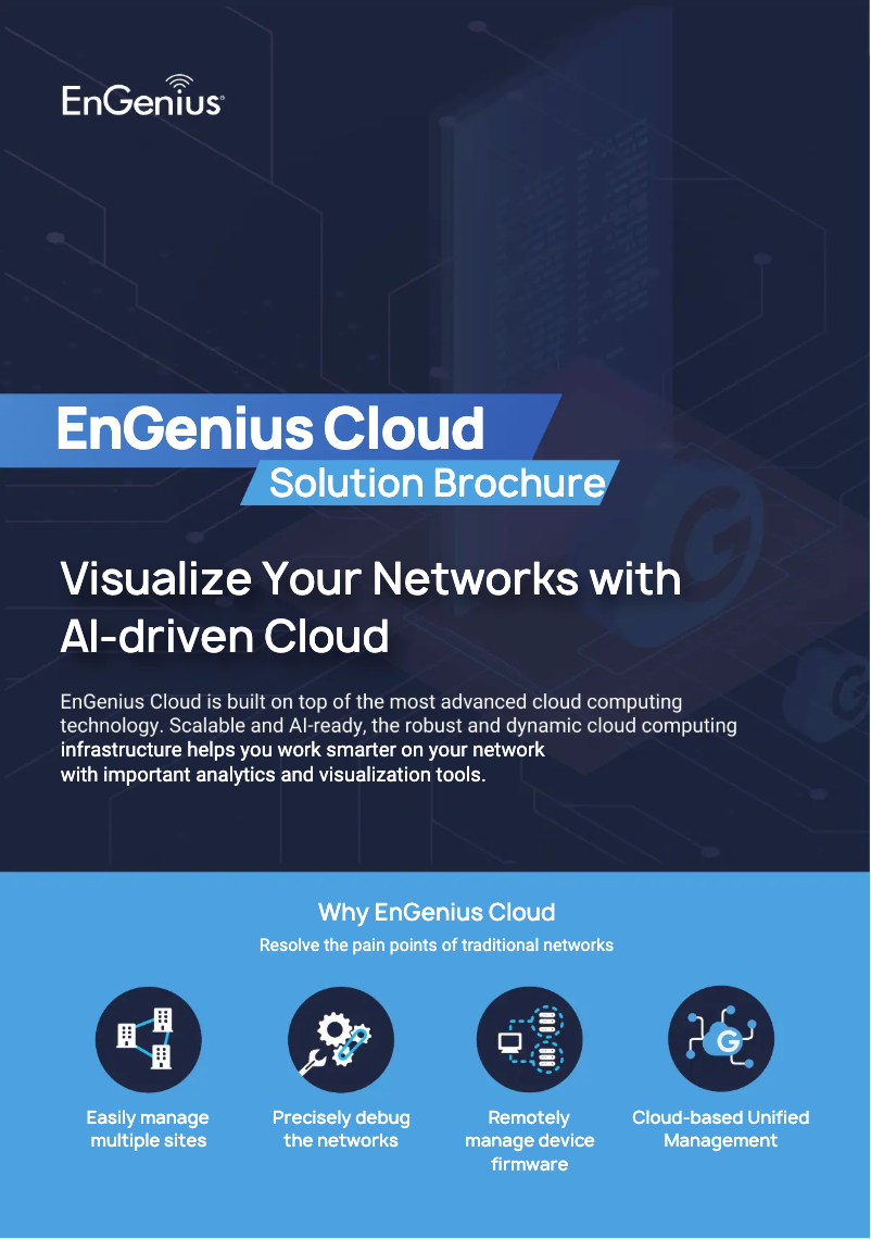 Page 1 de la notice Brochure EnGenius ECS1552P