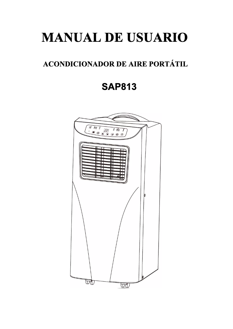 Image de la première page du manuel de l'appareil SAP 813