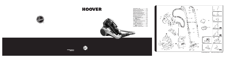 Page n°1 - Mode d'emploi Hoover Synthesis ST50ALG 011