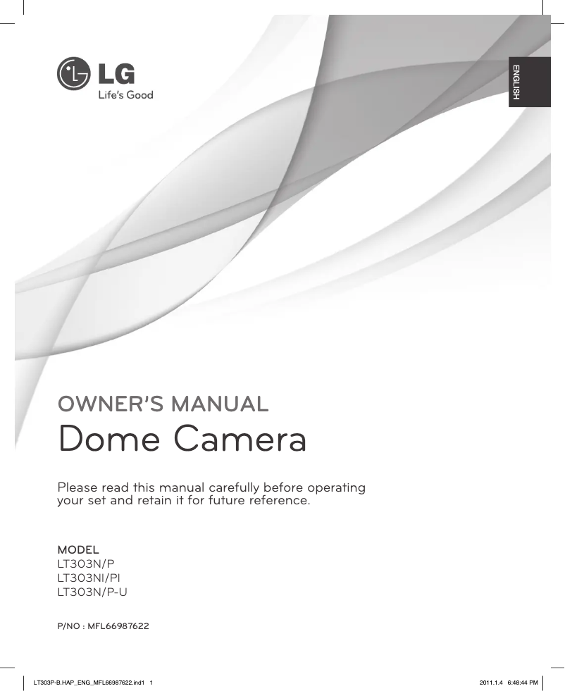 Página 1 del manual Manual de usuario LG LT303PI