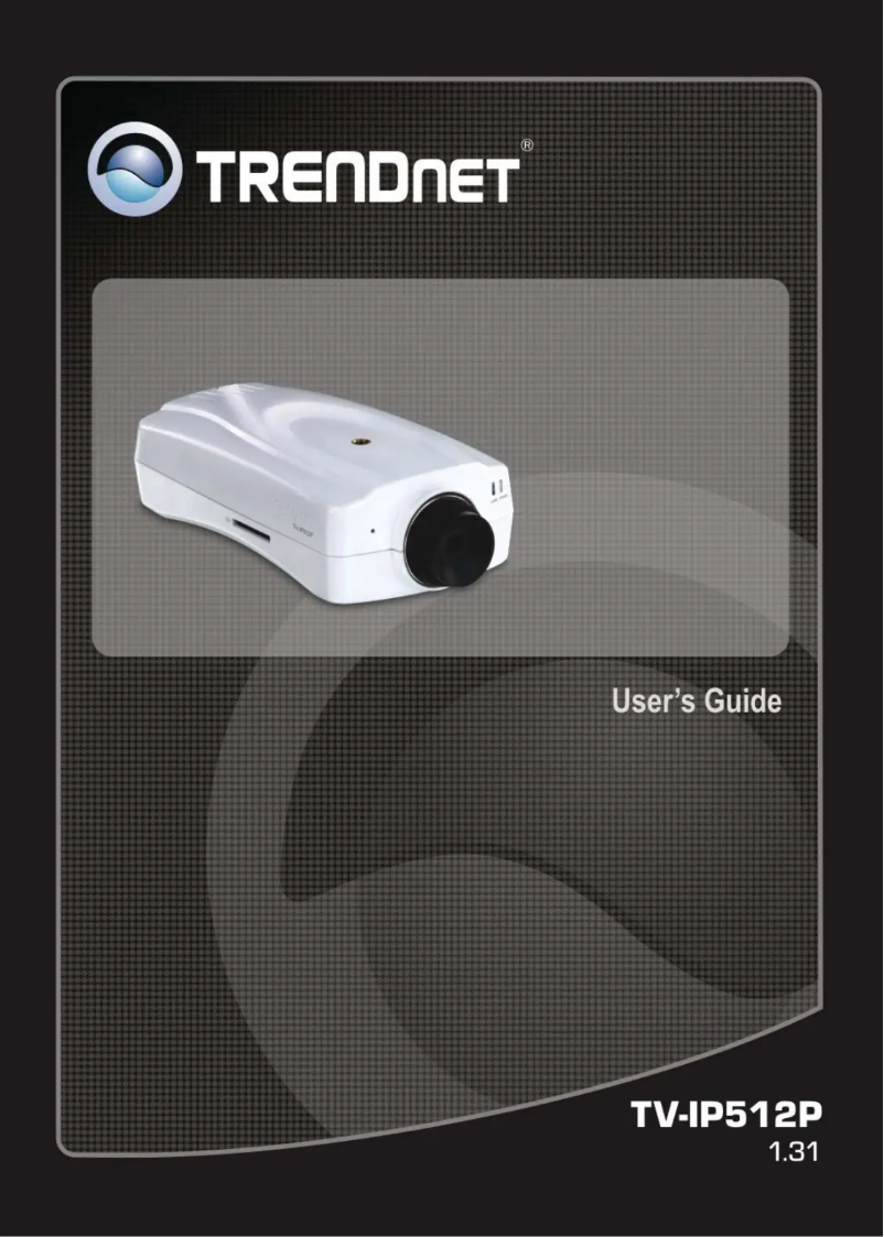 Image de la première page du manuel de l'appareil TV-IP512P