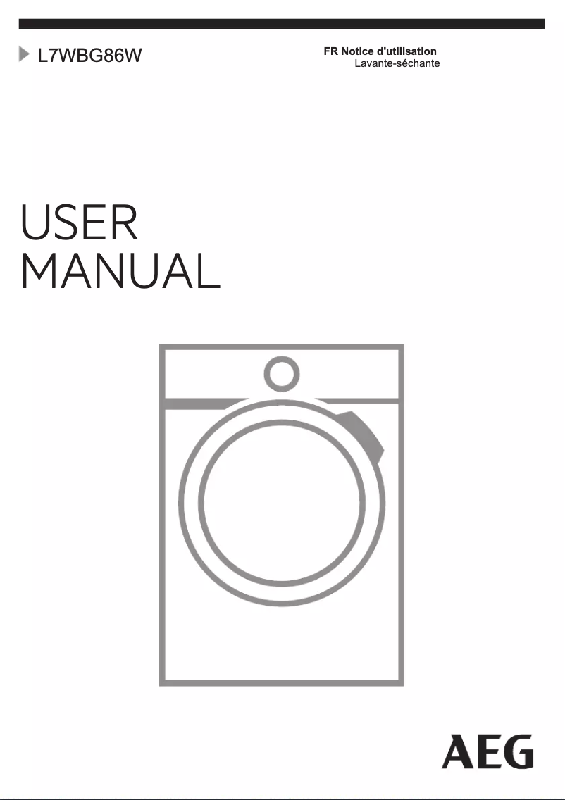 Image de la première page du manuel de l'appareil L7WBG86W