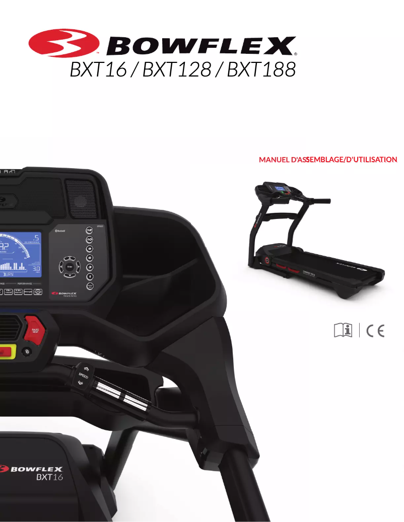 Page 1 de la notice Guide de démarrage rapide Bowflex BXT188
