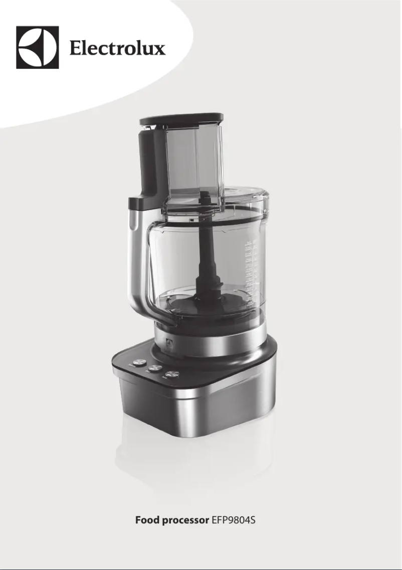 Image de la première page du manuel de l'appareil EFP9804S