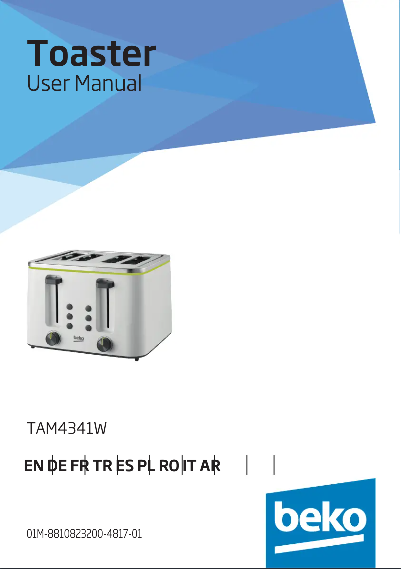 Image de la première page du manuel de l'appareil TAM4341