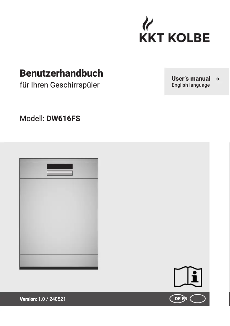 Page 1 de la notice Manuel utilisateur KKT Kolbe DW616FS