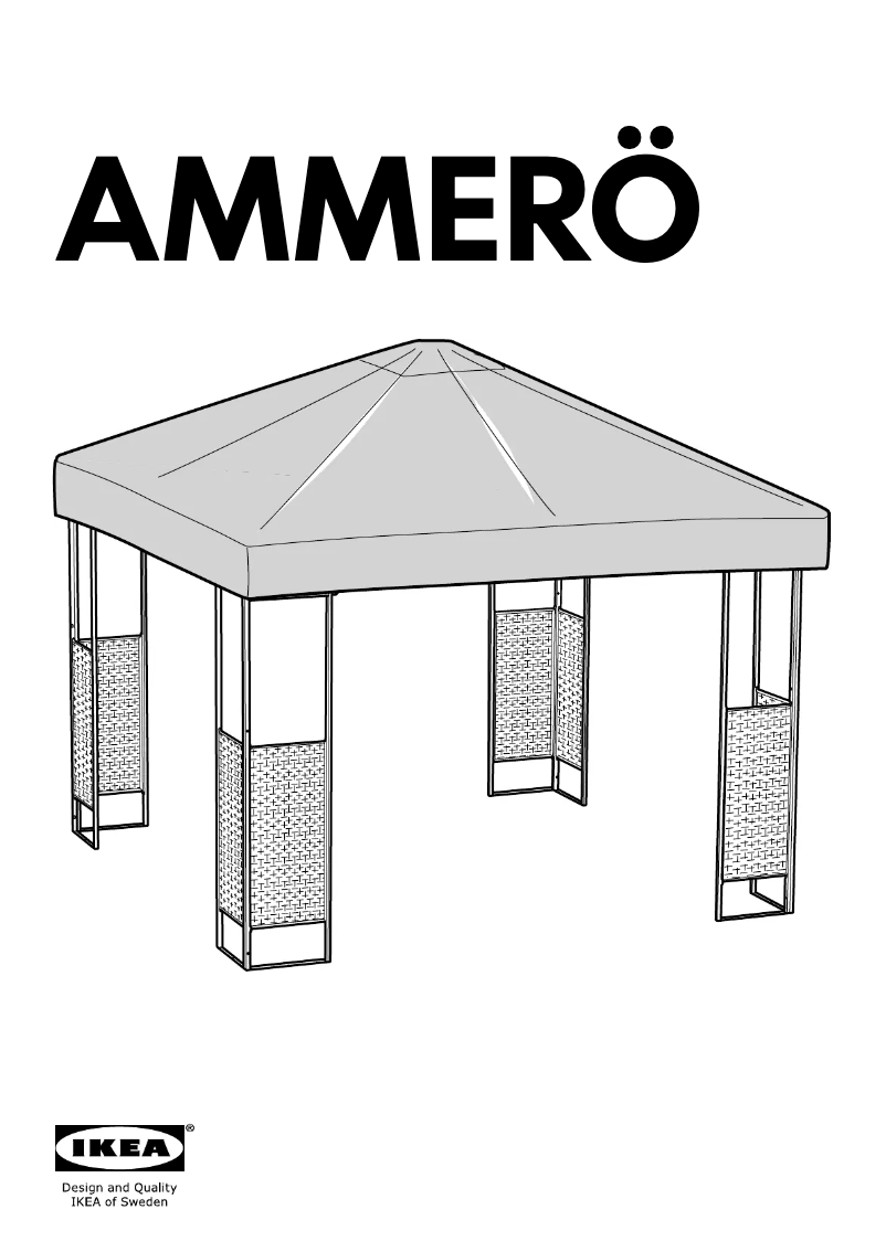 Page 1 de la notice Manuel utilisateur Ikea Ammero