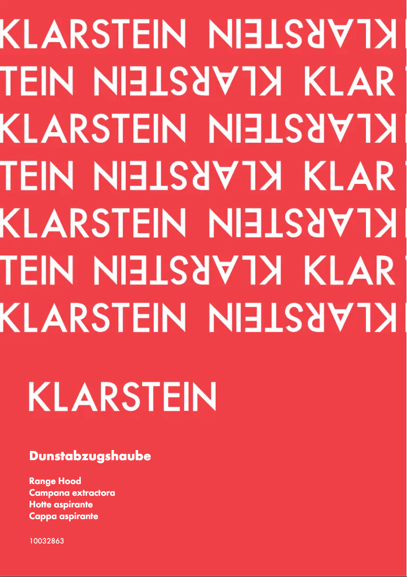 Page 1 de la notice Manuel utilisateur Klarstein 10032863