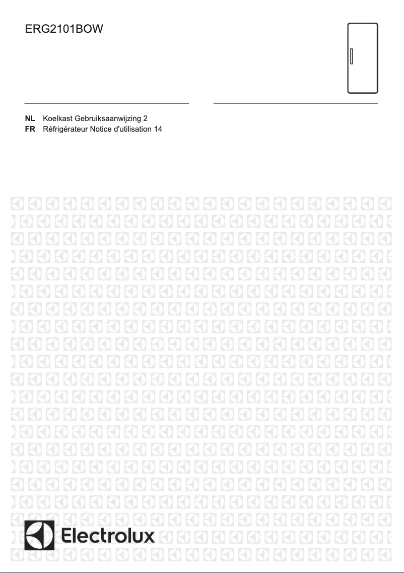 Page 1 de la notice Manuel utilisateur Electrolux ERG2101BOW
