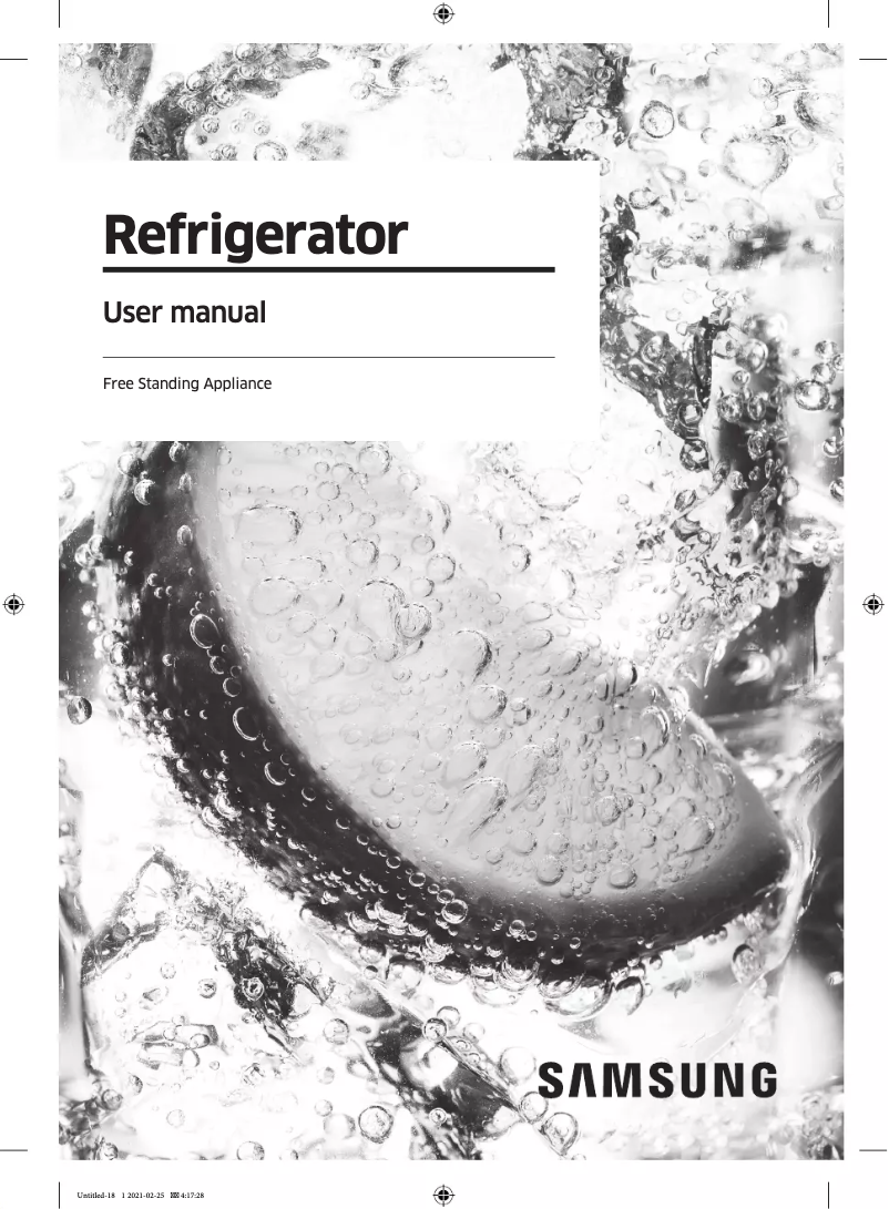 Page n°1 - Manuel utilisateur Samsung RT29K5000S9