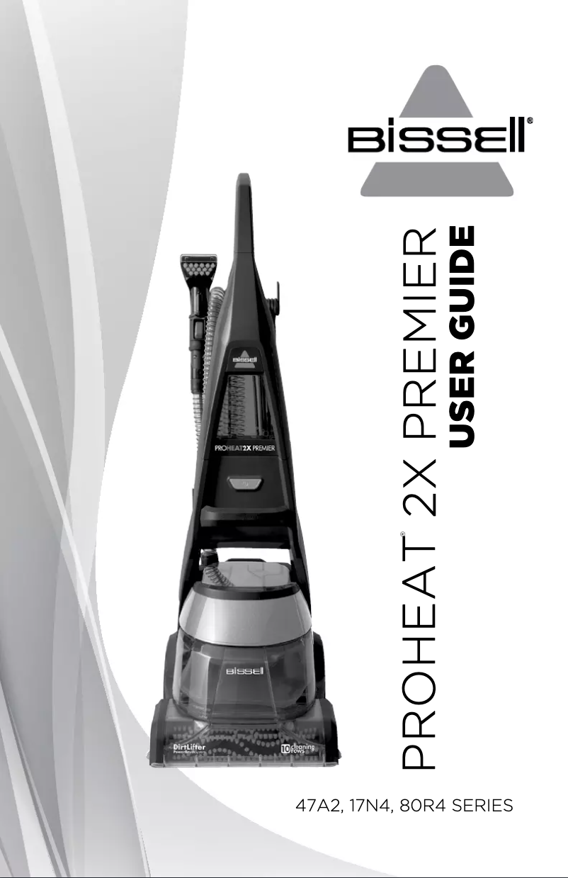 Page 1 de la notice Manuel utilisateur Bissell DeepClean Premier 17N4