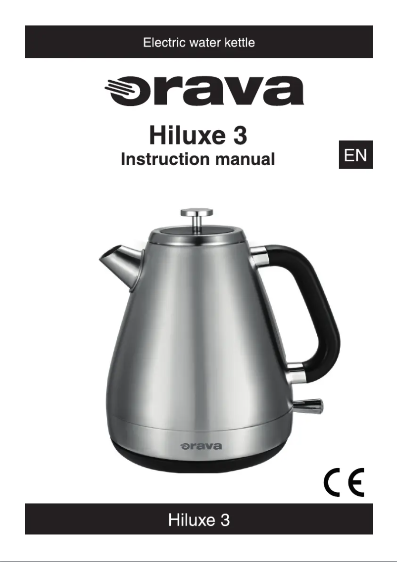 Image de la première page du manuel de l'appareil Hiluxe 3