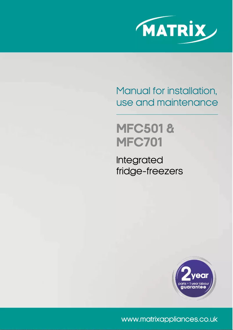 Page n°1 - Manuel utilisateur Matrix MFC501