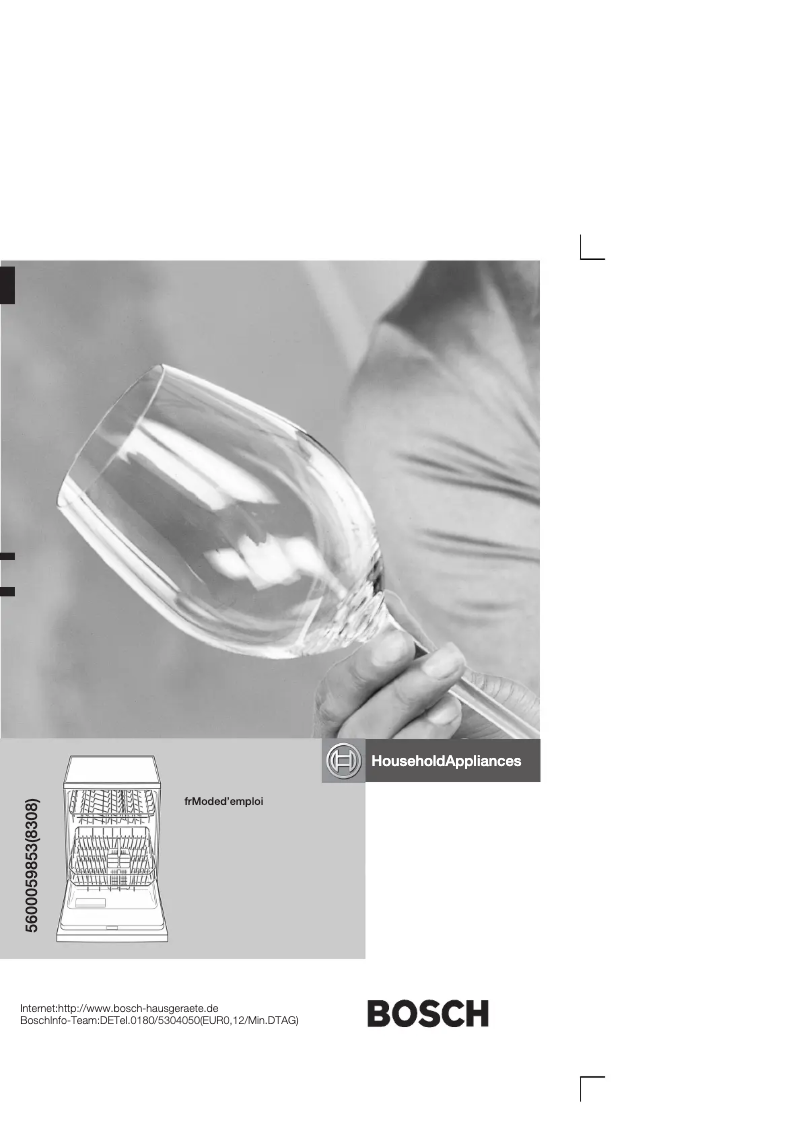 Page n°1 - Manuel utilisateur Bosch SGV59A23