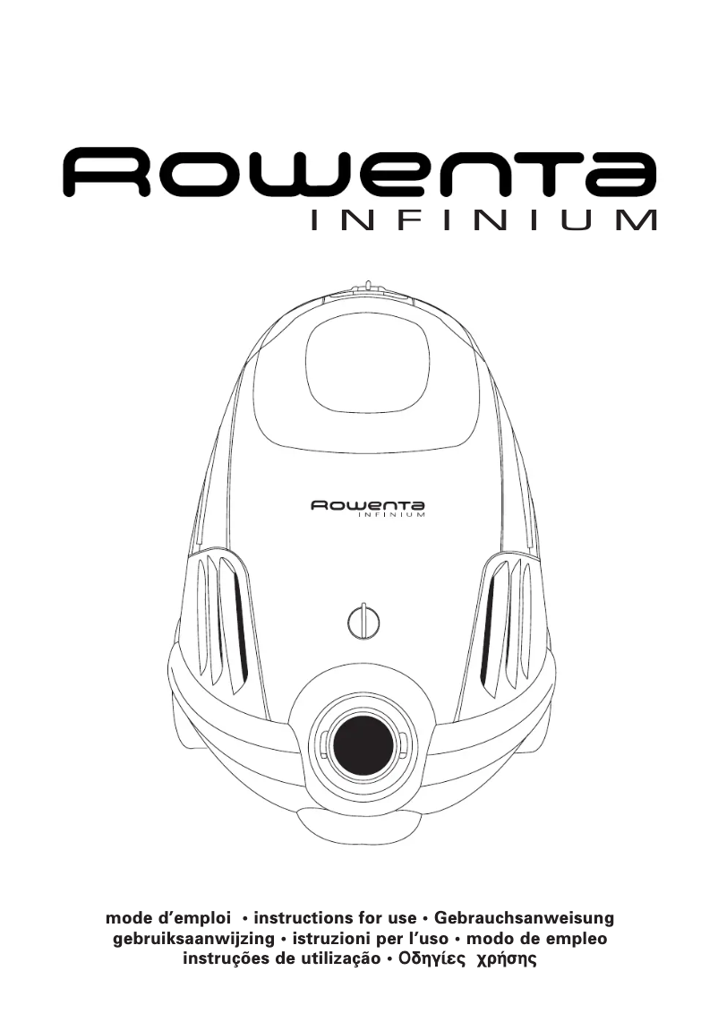 Page n°1 - Manuel utilisateur Rowenta Infinium RS910