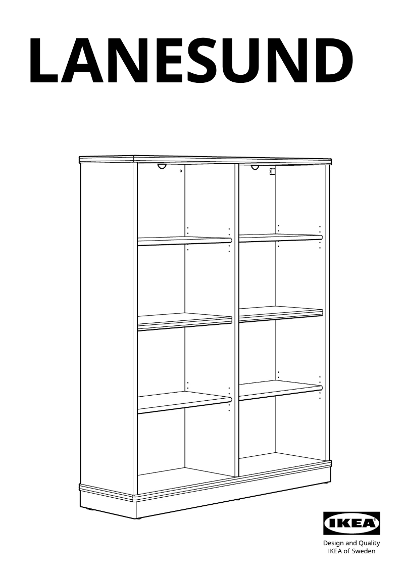 Página 1 del manual Manual de usuario Ikea LANESUND 404.665.44