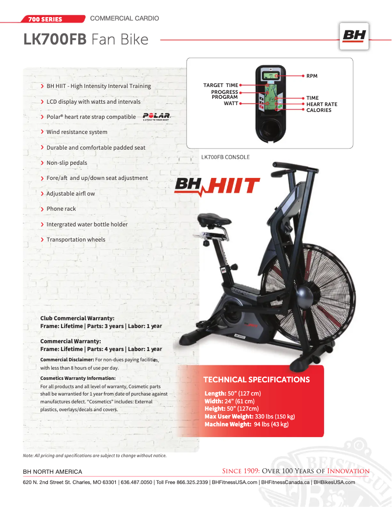 Image de la première page du manuel de l'appareil LK700FB