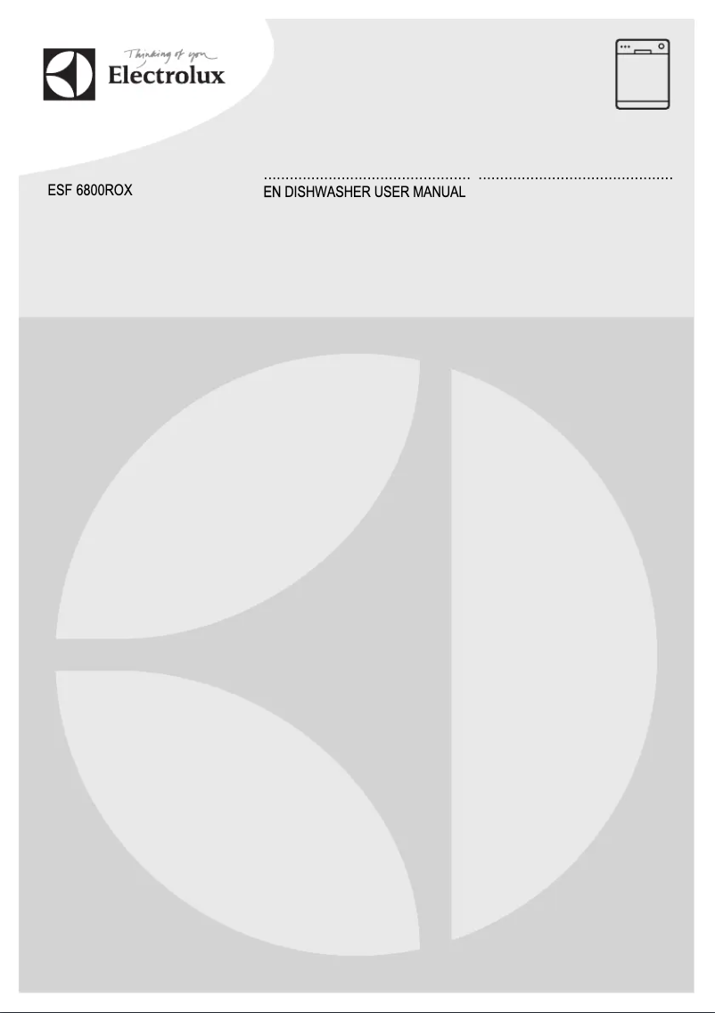 Page 1 de la notice Manuel utilisateur Electrolux ESF6800