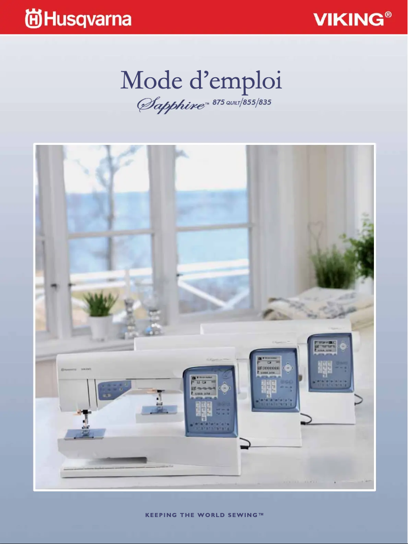 Image de la première page du manuel de l'appareil Sapphire 855