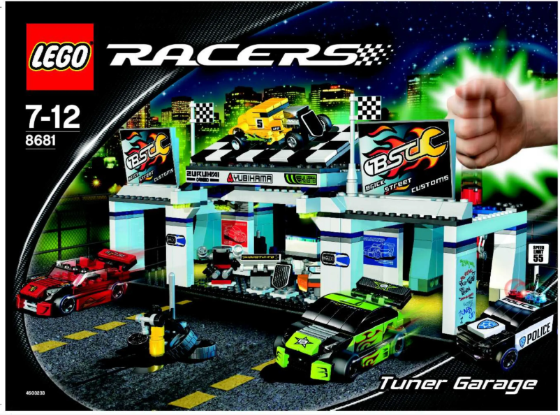 Page 1 de la notice Manuel utilisateur Lego Tuner Garage