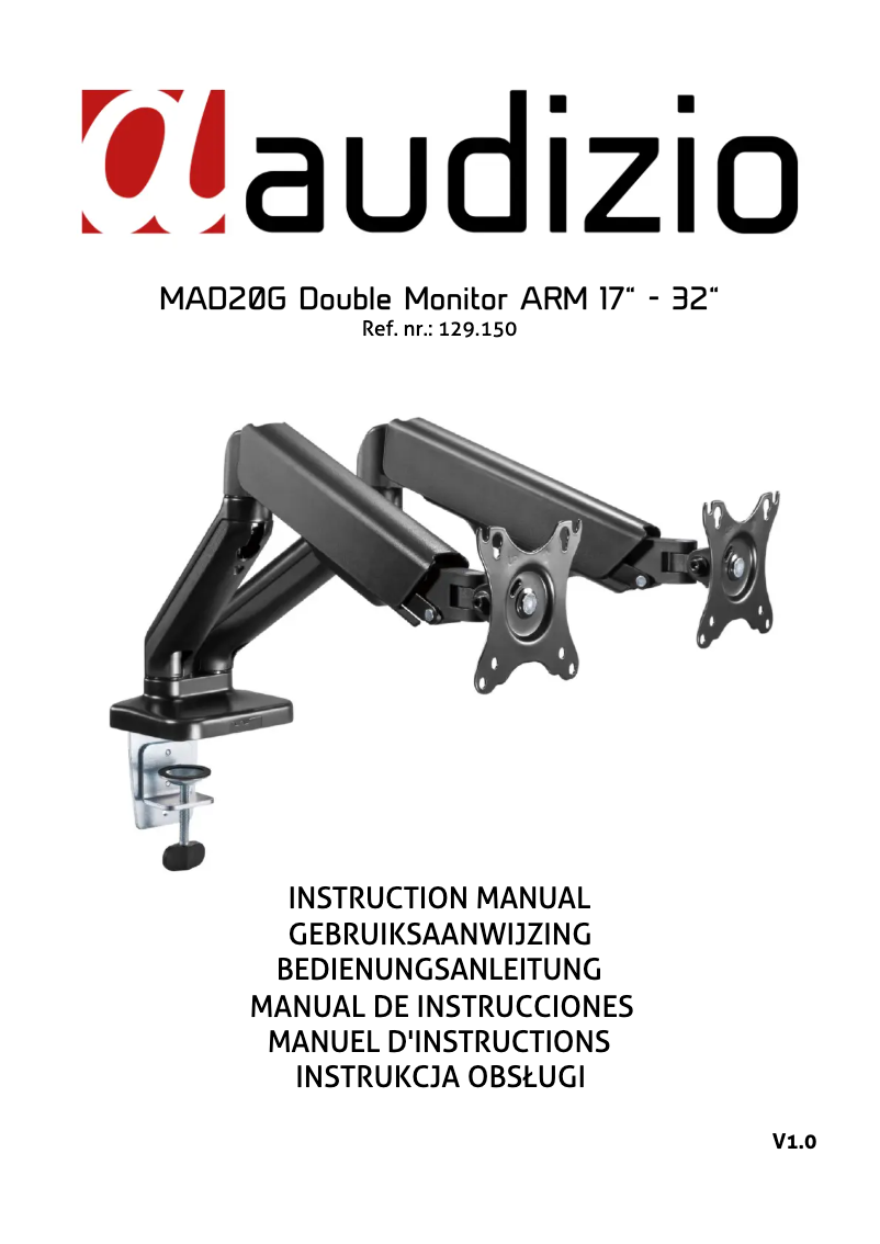 Image de la première page du manuel de l'appareil MAD20G