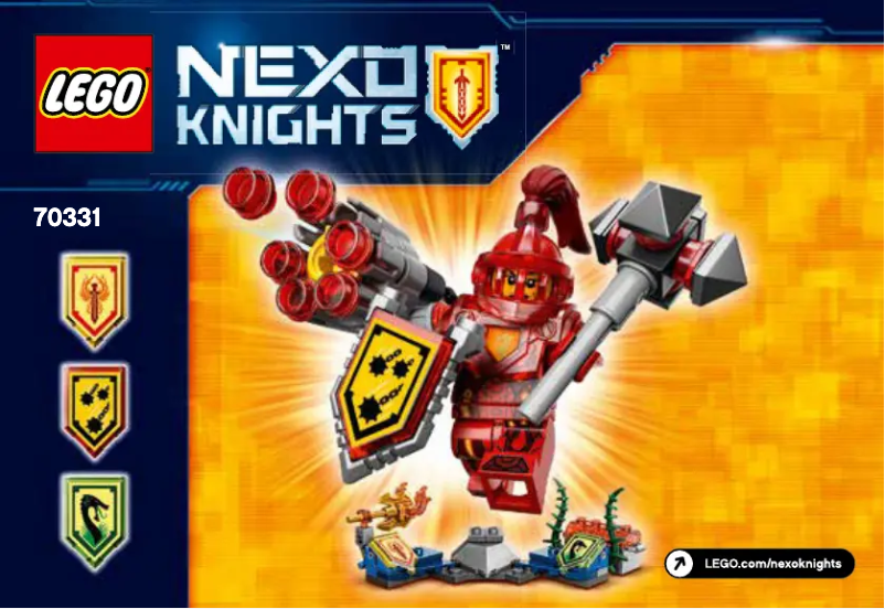Page n°1 - Manuel utilisateur Lego Nexo Knights 70331
