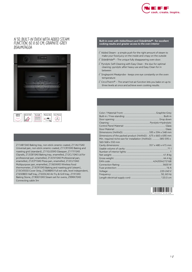 Image de la première page du manuel de l'appareil B5AVM7AG0A