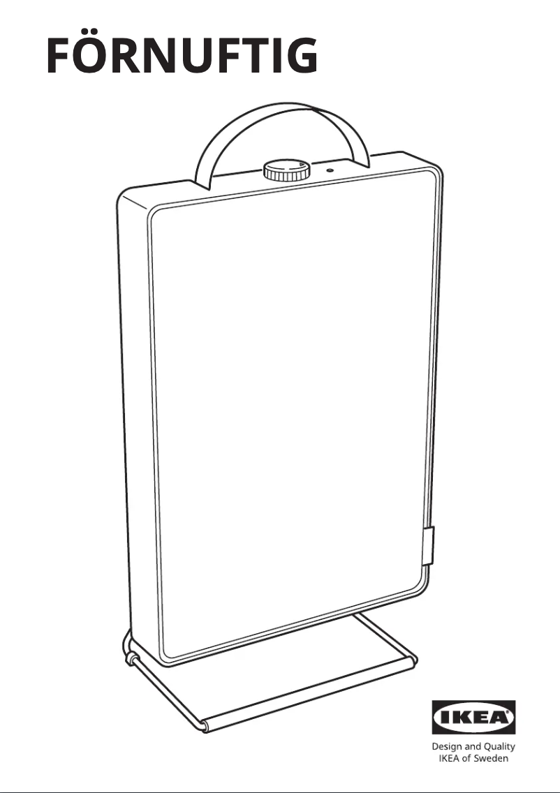 Page 1 de la notice Manuel utilisateur Ikea VINDRIKTNING 504.619.37