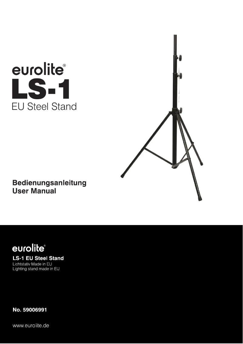 Page n°1 - Manuel utilisateur Eurolite LS-1 EU